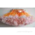 orange white baby girl fluffy pettiskirts girl's tutu skirts